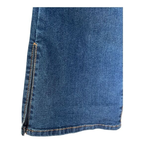 WOMEN'S TIME TRU Bootcut BOOTCUT rodeo country jean denim wide leg cropped 14. - Picture 3 of 8